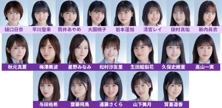 【乃木坂46】歴代シングル選抜フォーメーションまとめ ぐーろぐ