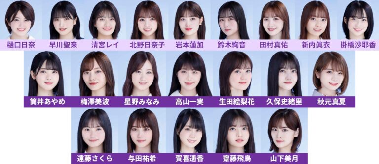 【乃木坂46】歴代シングル選抜フォーメーションまとめ ぐーろぐ